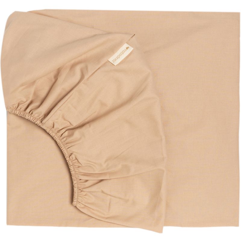Drap housse Tibet Dune (70 x 140 cm) Nobodinoz