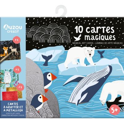 10 cartes magiques à gratter et à métalliser  par Auzou Editions
