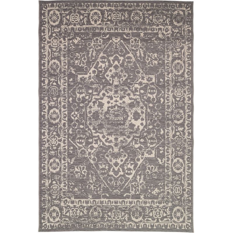 Tapis pour l'intérieur et l'extérieur Antique gris foncé (153 x 230 cm) AFKliving