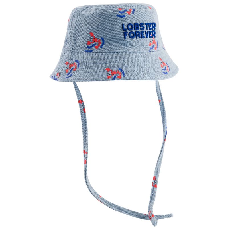 Bob enfant réversible Lobster Forever Denim (6-12 mois) Chamaye Produit 3