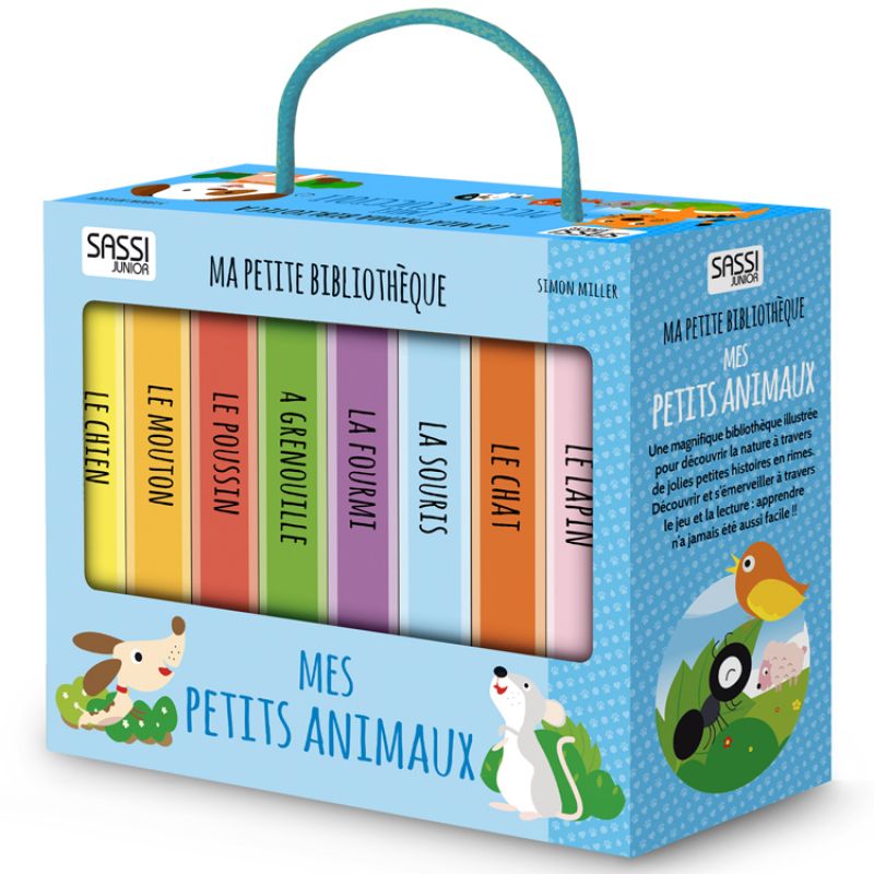 Lot de 8 livres Mes petits animaux Sassi Junior