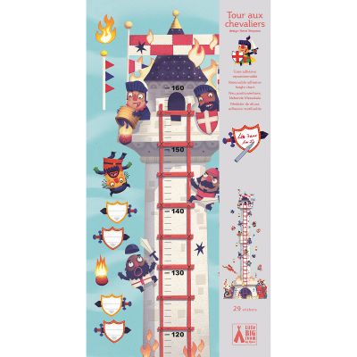 Toise stickers Tour aux chevaliers Djeco