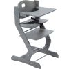 Chaise haute basic avec plateau Grey - Tissi