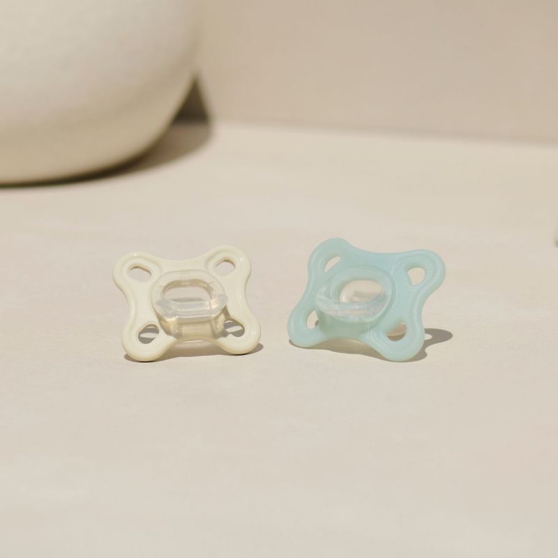 Lot de 2 sucettes en silicone Comfort bleu (0-2 mois) MAM Ambiance 5