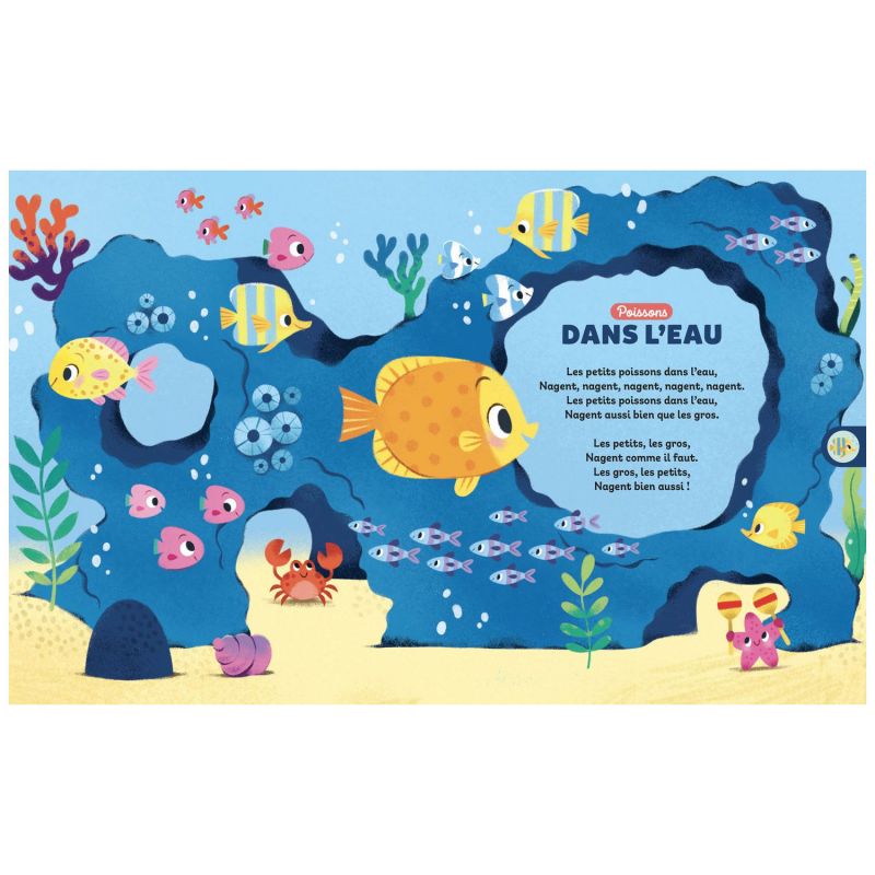 Livre sonore Mes jolies comptines d'animaux Auzou Editions Produit ouvert 2