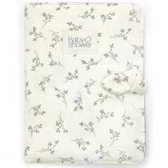 Protège carnet de santé Knot Olive Bloom - Babyshower