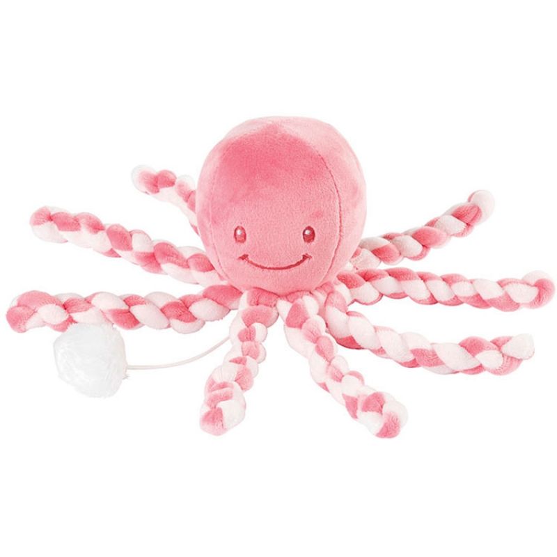 Pieuvre musicale rose (23 cm) Nattou