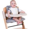 Chaise haute bébé évolutive Evosit bois et beige  par Childhome