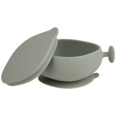 Bol à ventouse et couvercle Sage - B.Box