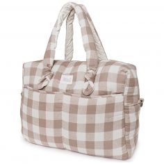 Sac de maternité Sophie Vichy Caramel - Babyshower