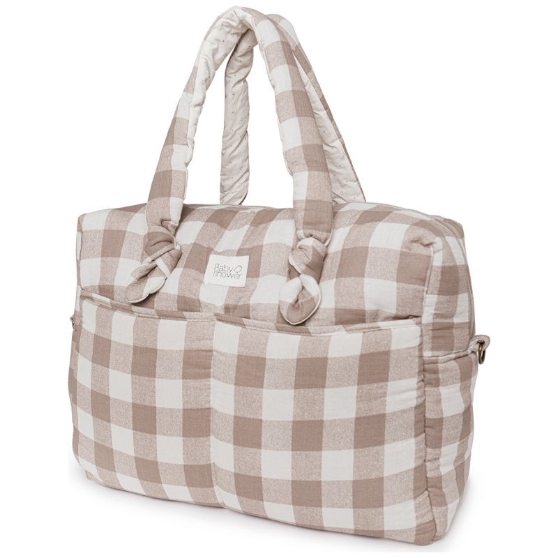 Sac de maternité Sophie Vichy Caramel Babyshower Produit 1