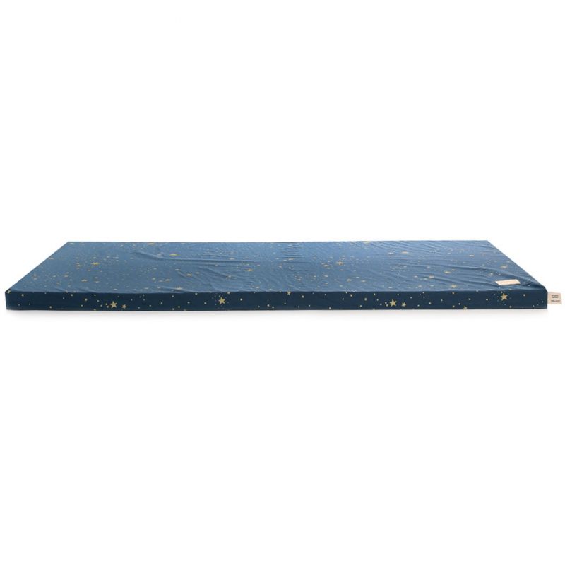 Matelas de sol St Barth Gold stella Night blue (60 x 120 cm) Nobodinoz