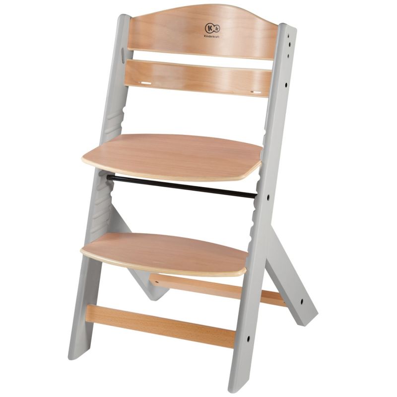 Chaise haute évolutive Enock avec coussin Natural-Grey Kinderkraft Produit 6