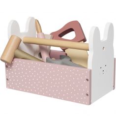 Boîte à outils lapin en bois - Jabadabado
