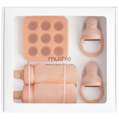 Coffret d'initiation au repas Fresh Food Blush (5 pièces) - Mushie