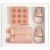 Variation Rose du produit Coffret d'initiation au repas Fresh Food Blush (5 pièces) de la marque Mushie