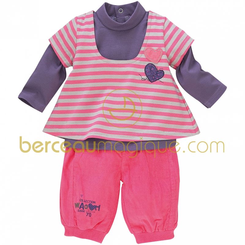 Ensemble tunique et pantalon Waooh (24 mois) Sucre d'orge