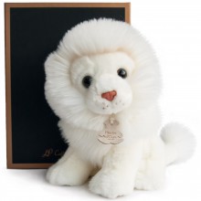 Peluche lion blanc Les authentiques (20 cm)  par Histoire d'Ours