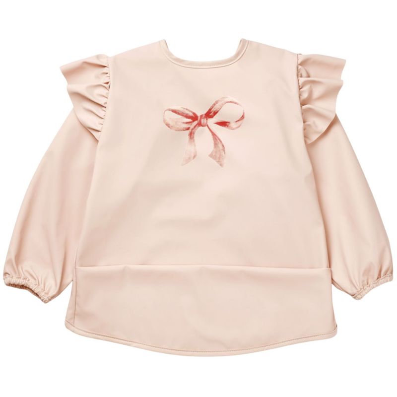 Bavoir à manches longues Rosy Bow Elodie Details Produit 1