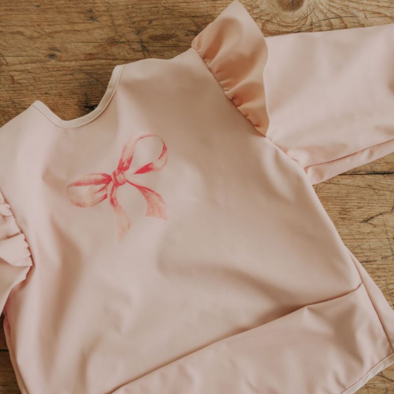 Bavoir à manches longues Rosy Bow Elodie Details Ambiance 2