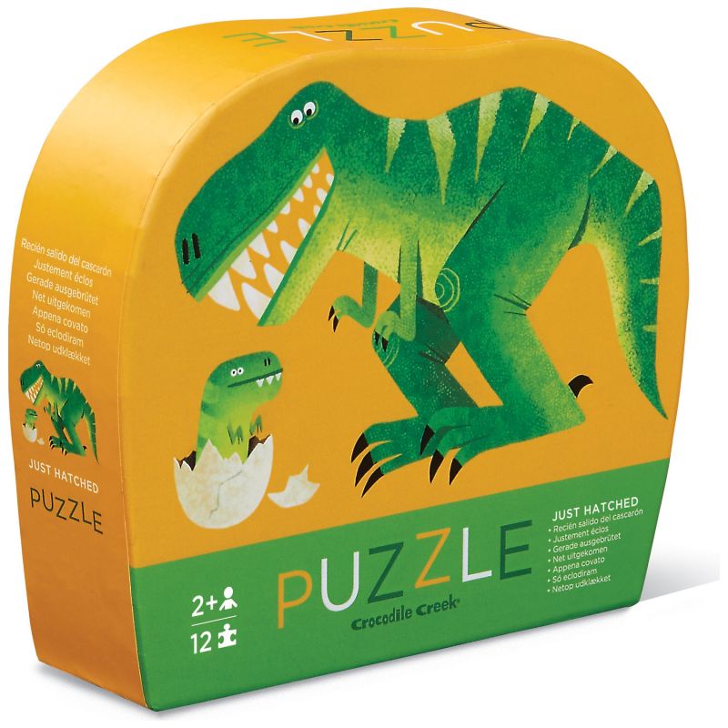 Mini Puzzle Bébé Dinosaure (12 pièces) Crocodile Creek Packaging 1