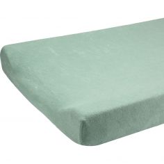 Housse de matelas à langer en éponge Olive (70 x 50 cm) - Trois Kilos Sept