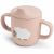 Variation Rose du produit Tasse à bec à 2 anses en silicone Tiny farm Rose de la marque Done by Deer