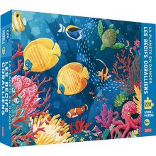 Puzzle + livre La Planète en danger Les récifs coralliens (220 pièces)  par Sassi Junior
