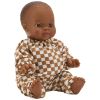 Poupée Sacha avec tenue sans col Gaze Damier Atelier Wagram Produit 1
