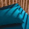 Taie d'oreiller pur coton Bleu nuit (40 x 60 cm) Kadolis Ambiance 3