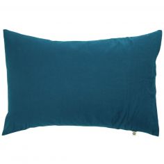 Taie d'oreiller pur coton Bleu nuit (40 x 60 cm) - Kadolis