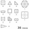 Kit de construction magnétique Petite Pastel (36 pièces) Cleverclixx Ambiance 9
