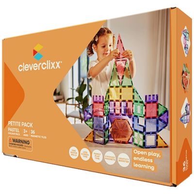 Kit de construction magnétique Petite Pastel (36 pièces)