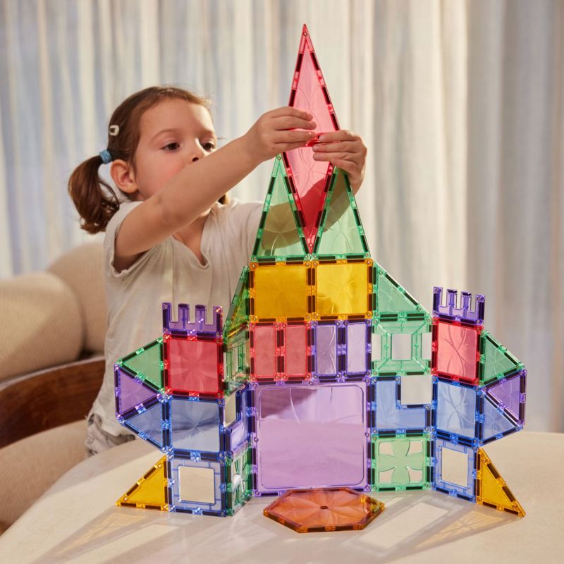 Kit de construction magnétique Petite Pastel (36 pièces) Cleverclixx Ambiance 7