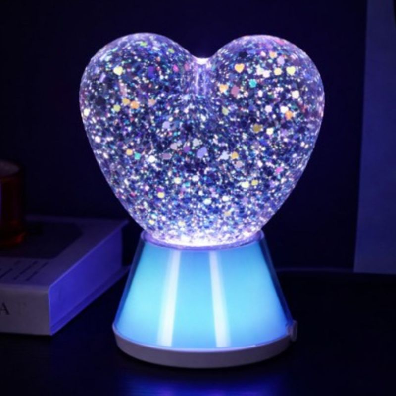 Lampe à paillettes Magic Glow Cœur Little L Ambiance 6