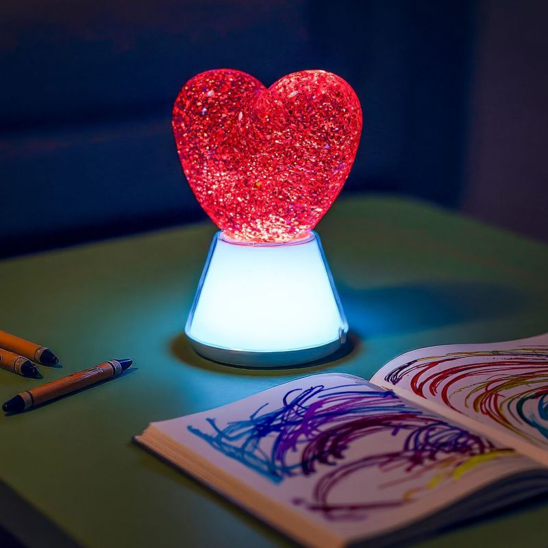 Lampe à paillettes Magic Glow Cœur Little L Ambiance 7