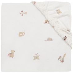 Drap housse en jersey Animal Friends (70 x 140 cm) - Jollein