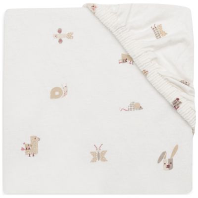 Drap housse en jersey Animal Friends (70 x 140 cm) Jollein