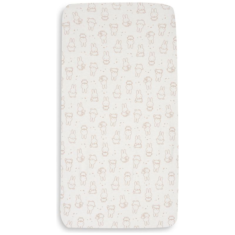 Drap housse en jersey Miffy Moments Light Terra (70 x 140 cm) Jollein Produit 3