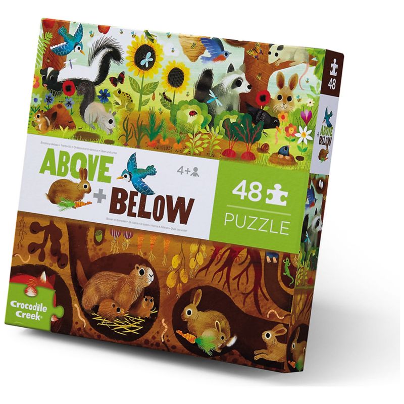 Puzzle Découverte de la fôret (48 pièces) Crocodile Creek Packaging 1