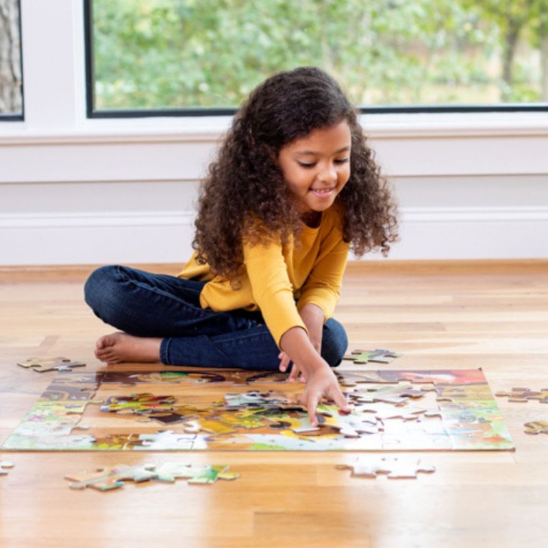 Puzzle Découverte de la fôret (48 pièces) Crocodile Creek Ambiance 5