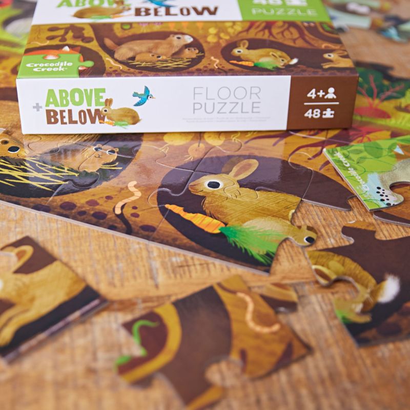 Puzzle Découverte de la fôret (48 pièces) Crocodile Creek Ambiance 8