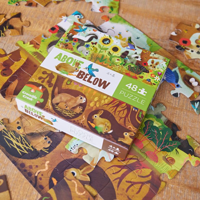 Puzzle Découverte de la fôret (48 pièces) Crocodile Creek Ambiance 9