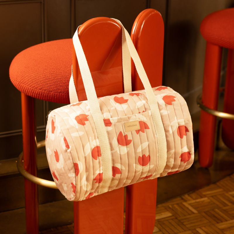 Sac week-end Hyde park Red Tulips Nobodinoz Ambiance 3
