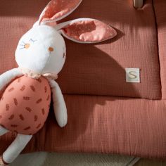 Tapis de jeu en gaze de coton Terracotta (100 x 100 cm)