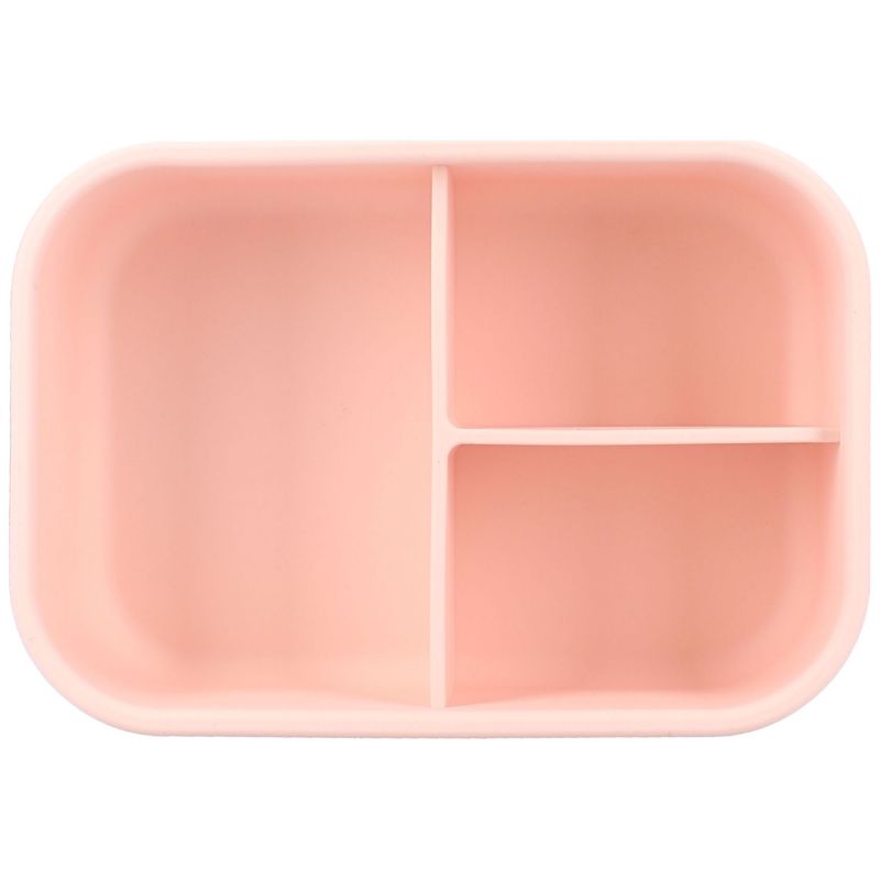 Lunch box en silicone Cœurs rose (1,2 L) Kidzroom Produit 4