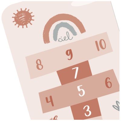 Tapis de jeu Nomade Marelle Sofia