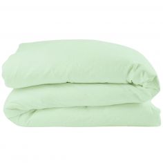 Housse de couette pur coton bio Vert Aqua (100 x 140 cm) - Kadolis