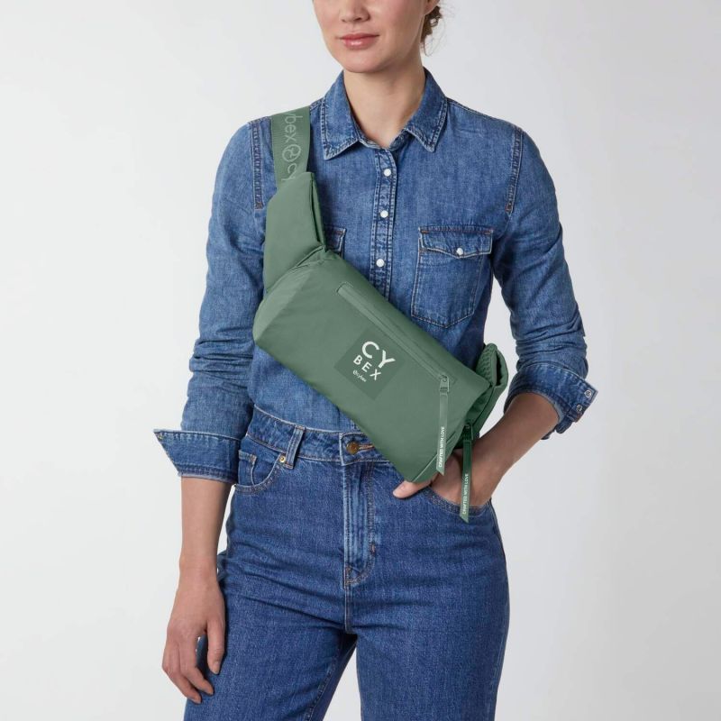 Porte-bébé en mesh 3D Coya Carrier Leaf Green Cybex Ambiance 7