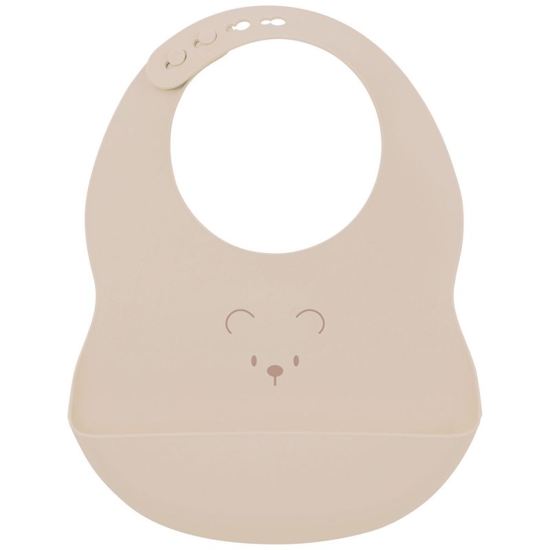 Bavoir en silicone Ours Argile Nattou Produit 1